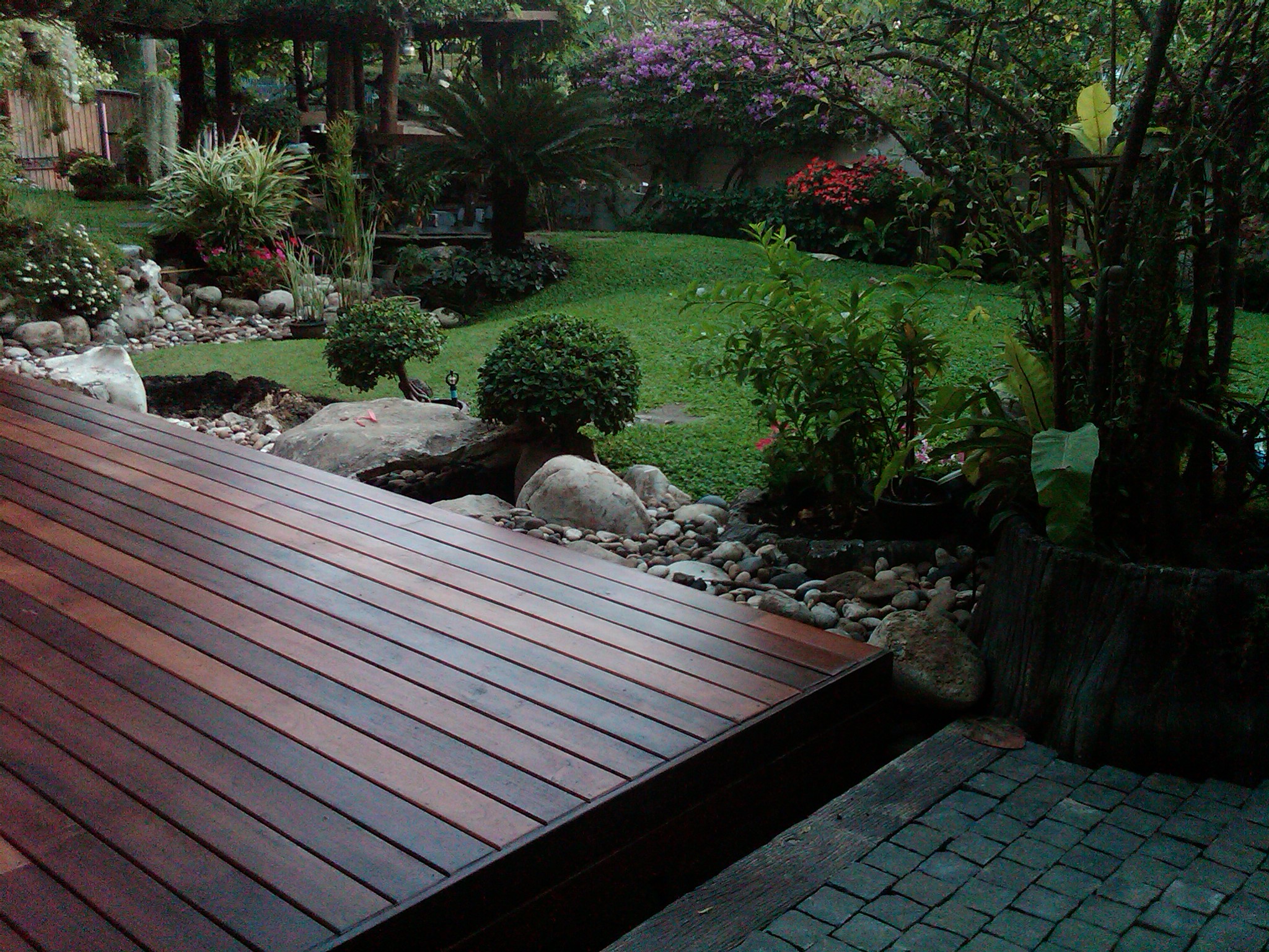 WOODEN PATIO